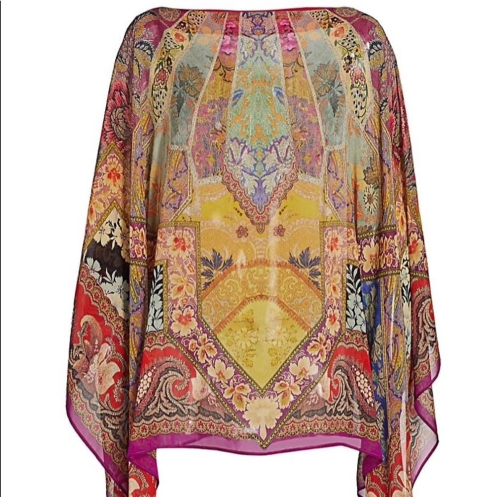 Etro stain glass poncho